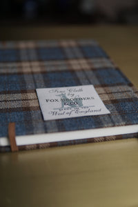 A5 Dotted Notebook — Fox Brothers wool detail