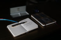 A6 Blank Pocket Notebook — Fox Brothers wool cover