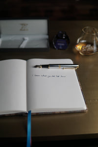 A6 Blank Pocket Notebook — lay-flat binding