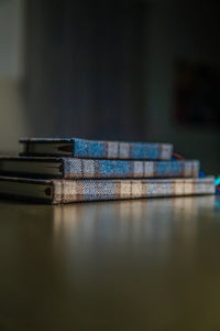 Serpentin Studio notebook collection — Fox Brothers wool covers